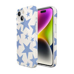 Stars Align | Blue & White Stars Case iPhone Case get.casely 