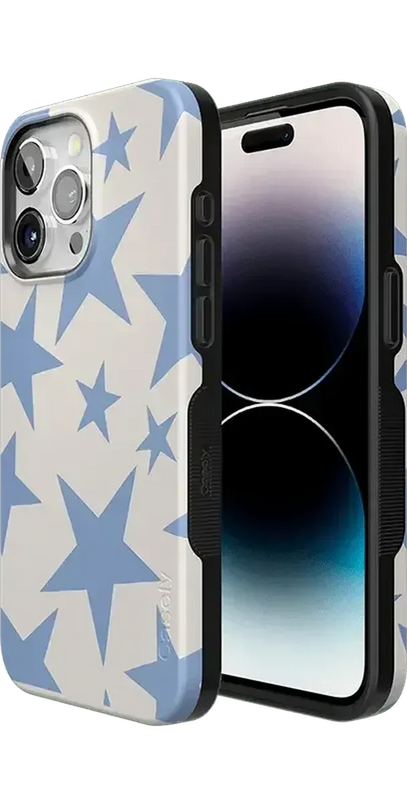 Stars Align | Blue & White Stars Case iPhone Case get.casely 