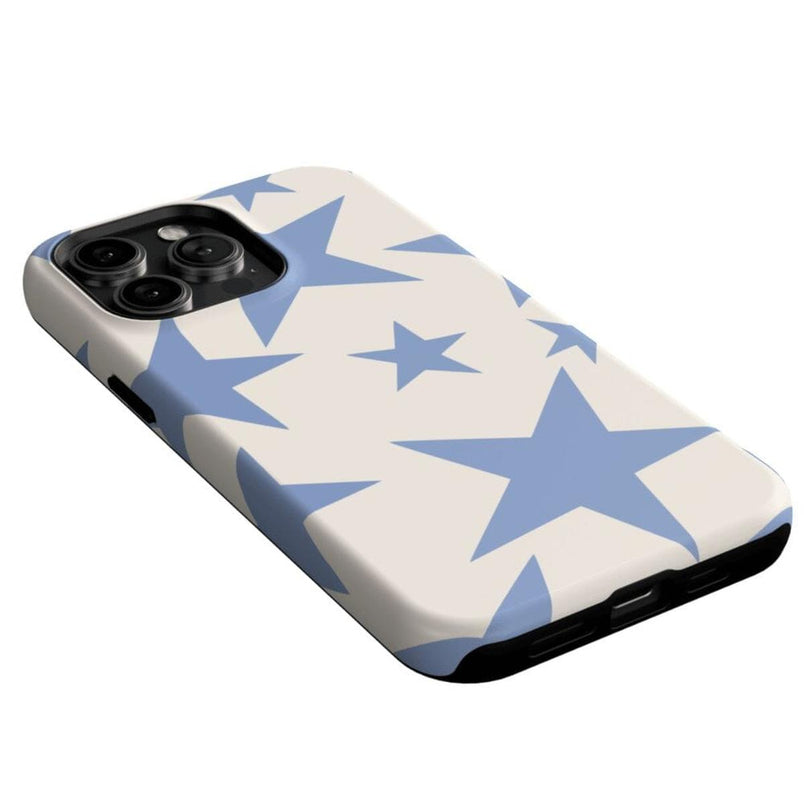 Stars Align | Blue & White Stars Case iPhone Case get.casely Essential + MagSafe® iPhone 14 Pro Max