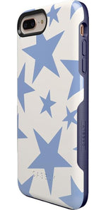 Stars Align | Blue & White Stars Case iPhone Case get.casely Bold iPhone 6/7/8 Plus