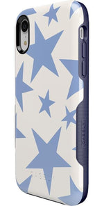 Stars Align | Blue & White Stars Case iPhone Case get.casely Bold iPhone XR