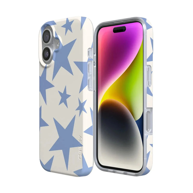 Stars Align | Blue & White Stars Case iPhone Case get.casely 