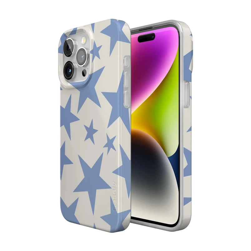 Stars Align | Blue & White Stars Case iPhone Case get.casely 