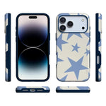Stars Align | Blue & White Stars Case iPhone Case get.casely 
