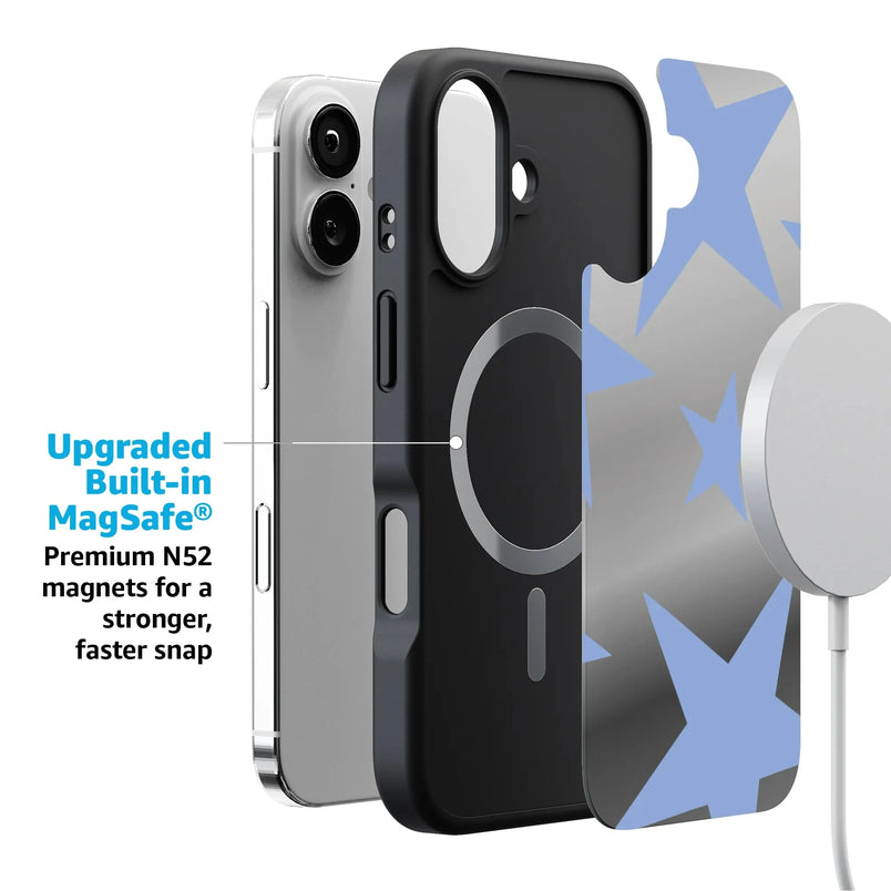 Stars Align | Blue & White Stars Case iPhone Case get.casely 