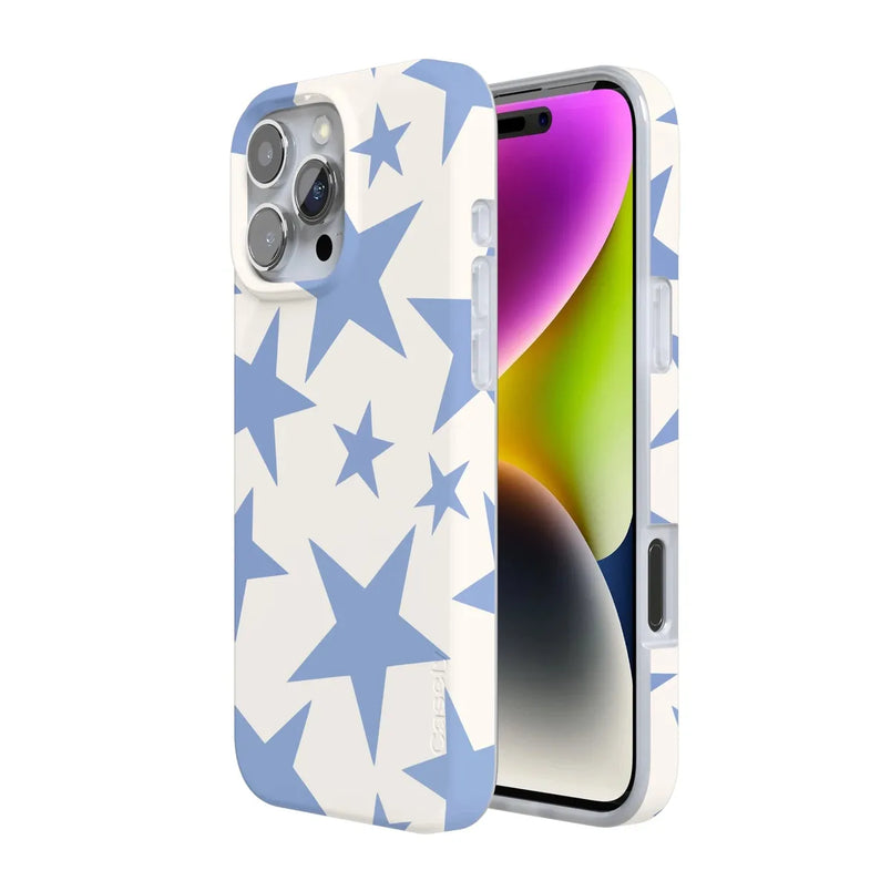 Stars Align | Blue & White Stars Case iPhone Case get.casely 