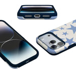 Stars Align | Blue & White Stars Case iPhone Case get.casely 