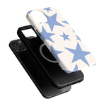 Stars Align | Blue & White Stars Case iPhone Case get.casely 