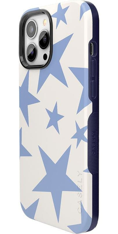 Stars Align | Blue & White Stars Case iPhone Case get.casely Bold + MagSafe® iPhone 13 Pro