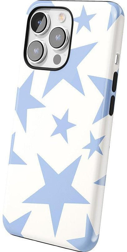 Stars Align | Blue & White Stars Case iPhone Case get.casely Essential + MagSafe® iPhone 15 Pro Max