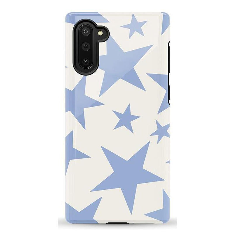 Stars Align | Blue & White Stars Samsung Case Samsung Case get.casely Essential Galaxy Note 10