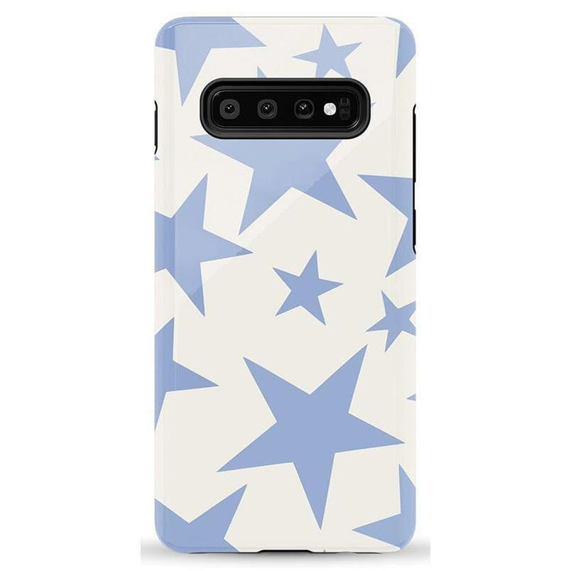 Stars Align | Blue & White Stars Samsung Case Samsung Case get.casely Essential Galaxy S10