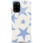 Stars Align | Blue & White Stars Samsung Case Samsung Case get.casely Essential Galaxy S20