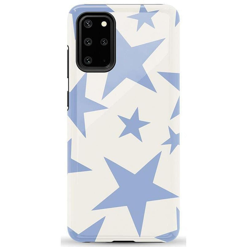 Stars Align | Blue & White Stars Samsung Case Samsung Case get.casely Essential Galaxy S20