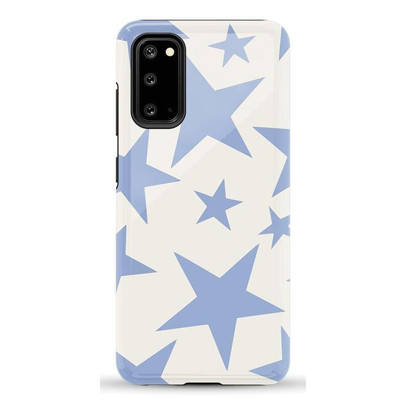 Stars Align | Blue & White Stars Samsung Case Samsung Case get.casely Essential Galaxy S10 Plus