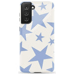 Stars Align | Blue & White Stars Samsung Case Samsung Case get.casely Essential Galaxy S21