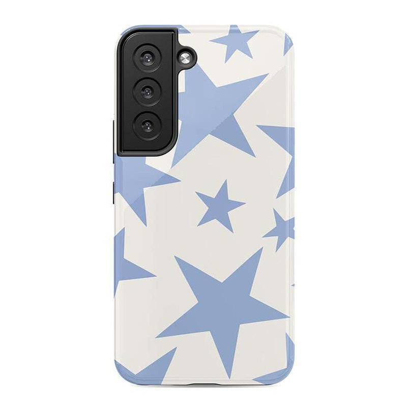 Stars Align | Blue & White Stars Samsung Case Samsung Case get.casely Essential Galaxy S21 Ultra