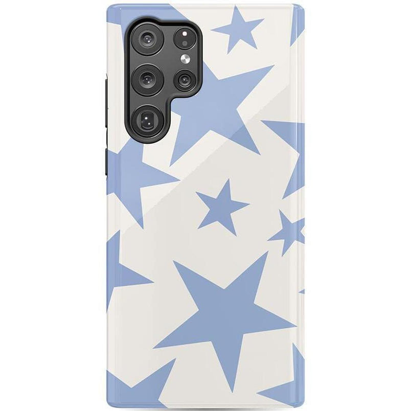 Stars Align | Blue & White Stars Samsung Case Samsung Case get.casely Essential Galaxy S22 Plus
