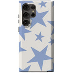 Stars Align | Blue & White Stars Samsung Case Samsung Case get.casely Essential Galaxy S23 Plus