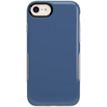 Steel Blue on Nude | Ultra-Protective Bold Case iPhone Case get.casely Bold iPhone 6/7/8 