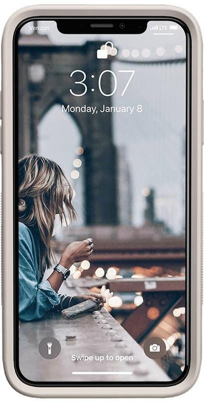 Steel Blue on Nude | Ultra-Protective Bold Case iPhone Case get.casely 