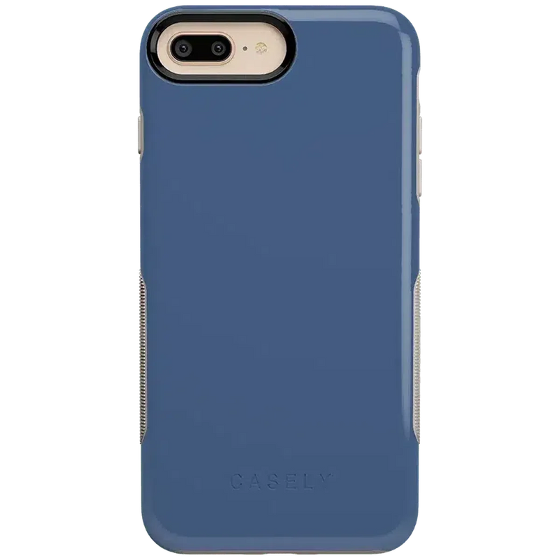 Steel Blue on Nude | Ultra-Protective Bold Case iPhone Case get.casely 