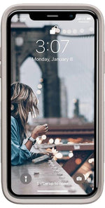 Steel Blue on Nude | Ultra-Protective Bold Case iPhone Case get.casely 