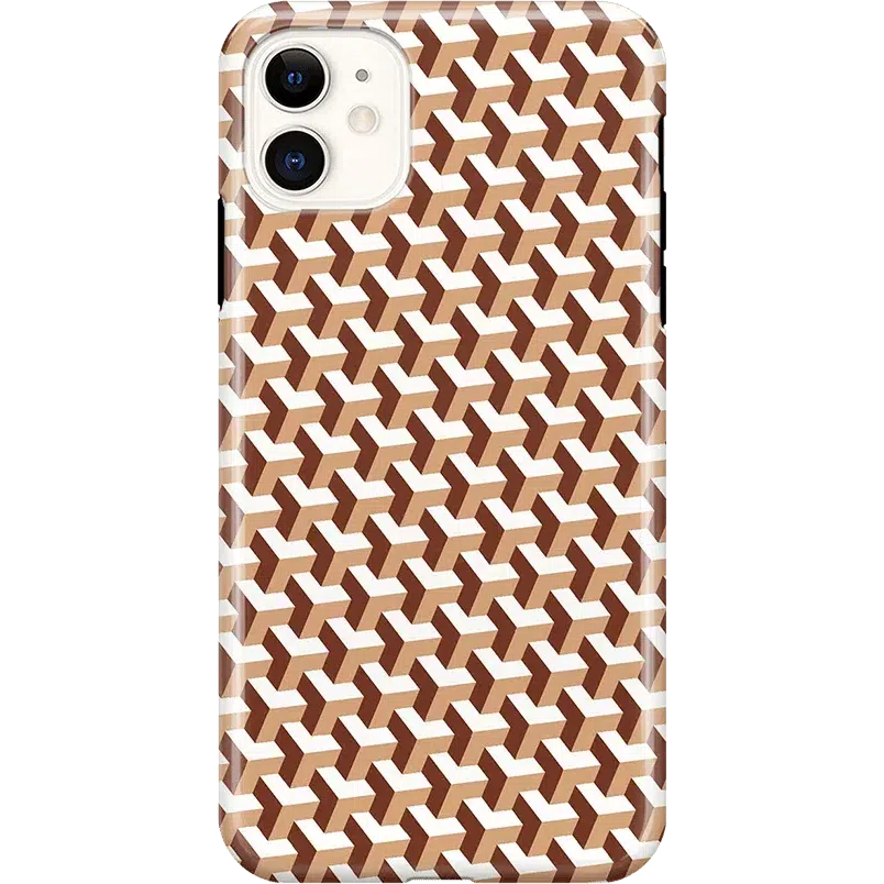 Step It Up | Abstract Geo Case iPhone Case get.casely Classic iPhone 11 
