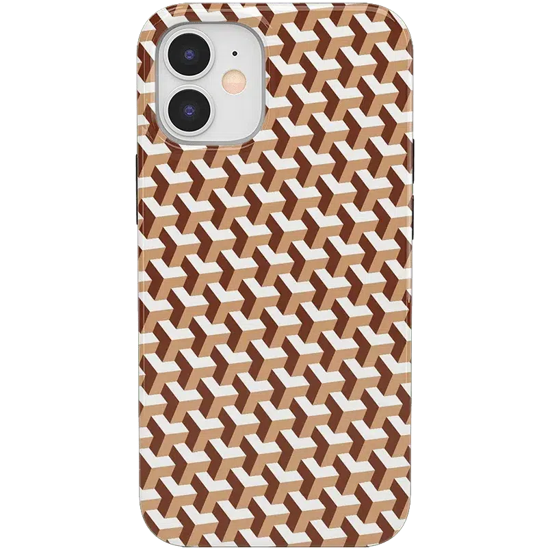 Step It Up | Abstract Geo Case iPhone Case get.casely Classic iPhone 12 