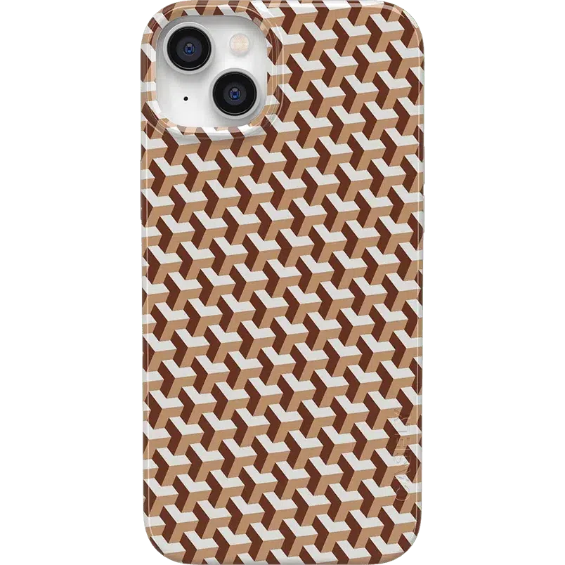 Step It Up | Abstract Geo Case iPhone Case get.casely Classic + MagSafe® iPhone 14 Plus 