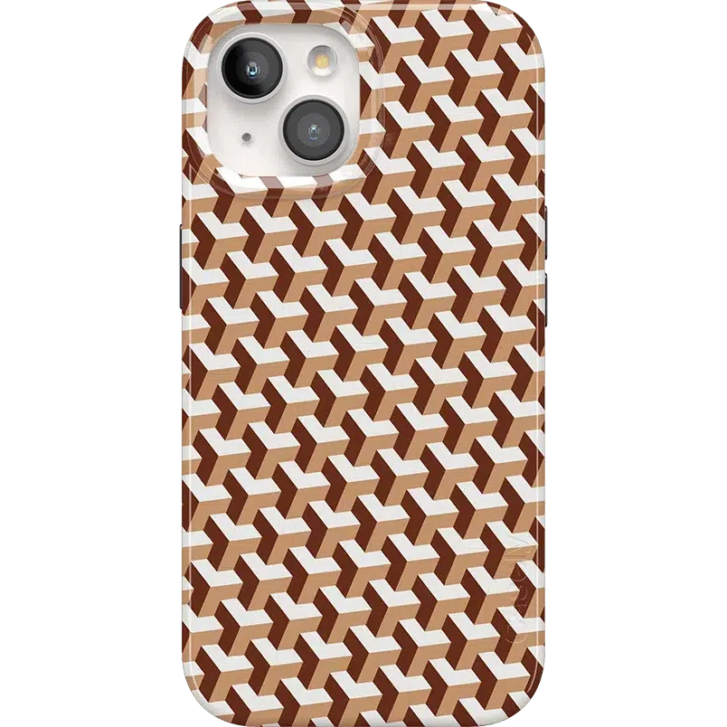Step It Up | Abstract Geo Case iPhone Case get.casely Classic + MagSafe® iPhone 15 Plus 