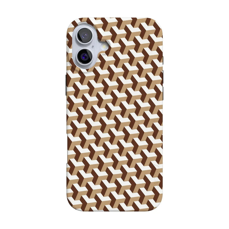 Step It Up | Abstract Geo Case iPhone Case get.casely Classic + MagSafe® iPhone 16 