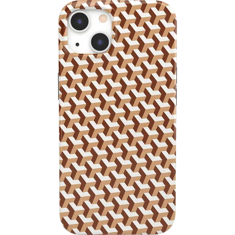 Step It Up | Abstract Geo Case iPhone Case get.casely Classic iPhone 13 Mini 