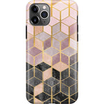 Stepping Up | Geo Rose Gold Marble Case iPhone Case get.casely Classic iPhone 11 Pro Max
