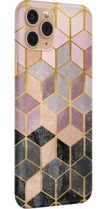 Stepping Up | Geo Rose Gold Marble Case iPhone Case get.casely 