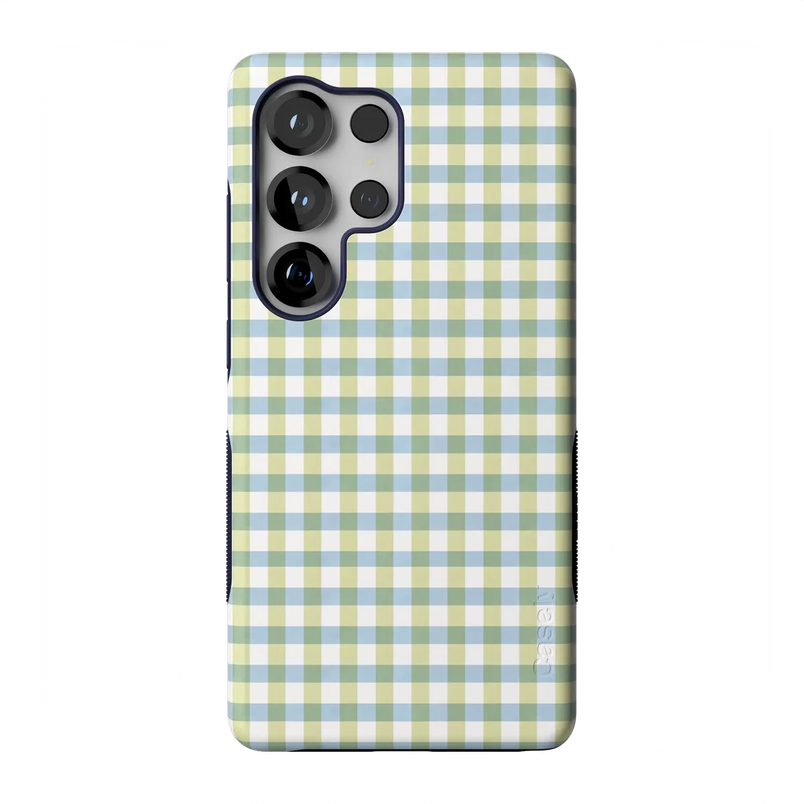 Pastel Picnic | Blue & Green Gingham Case
