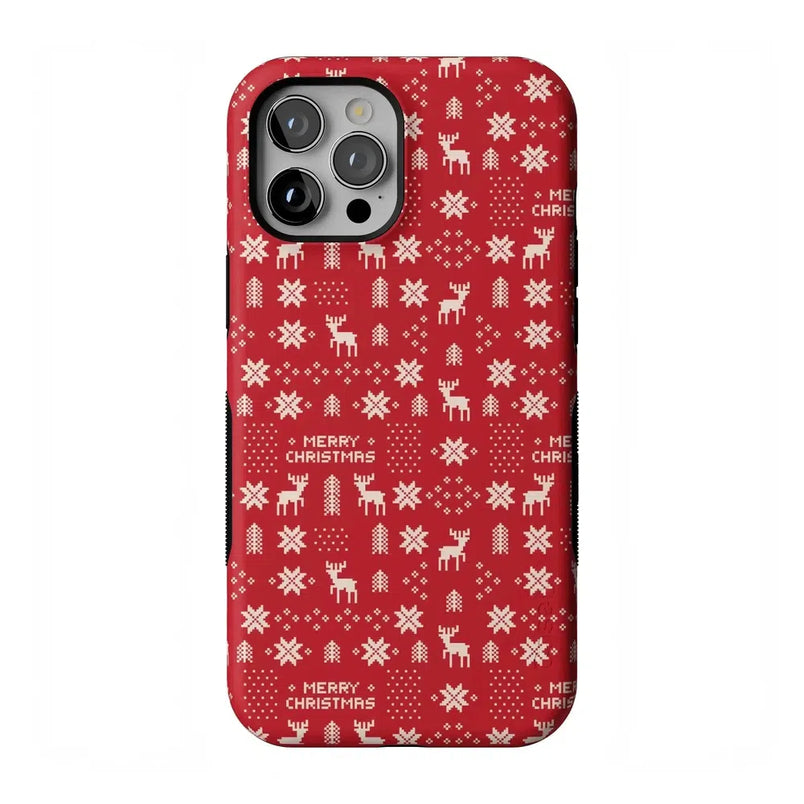 Stocking Stuffer | Christmas Knit Case Phone Case Casetry Bold Flex + MagSafe® iPhone 12 Pro Max