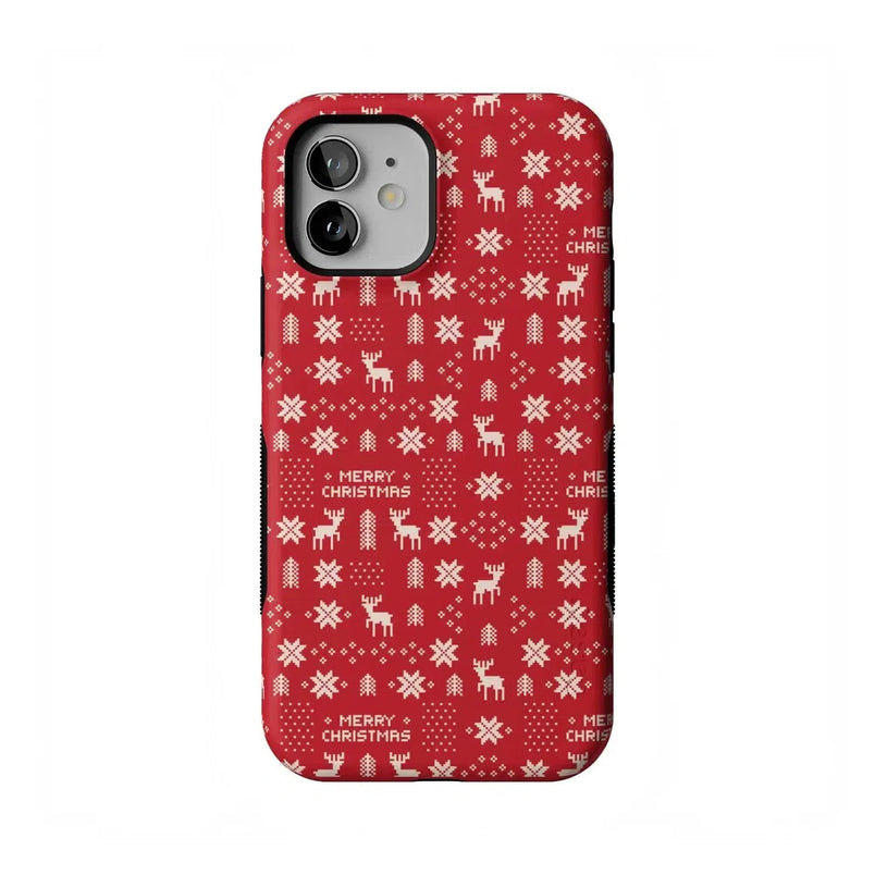 Stocking Stuffer | Christmas Knit Case Phone Case Casetry Bold Flex + MagSafe® iPhone 12