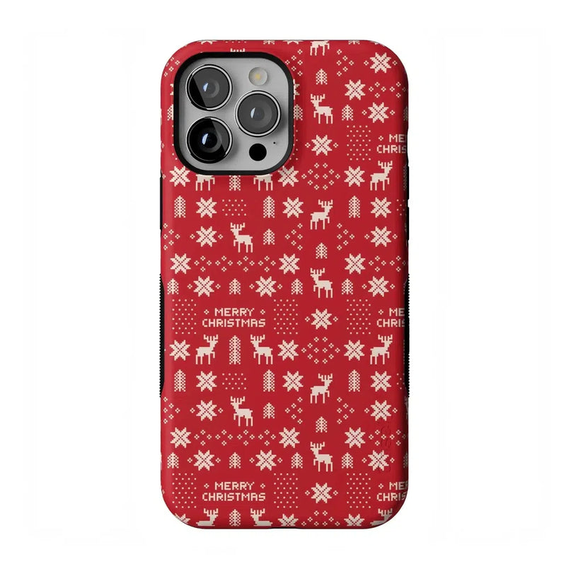Stocking Stuffer | Christmas Knit Case Phone Case Casetry Bold Flex + MagSafe® iPhone 13 Pro Max