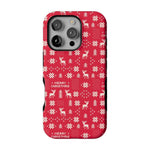 Stocking Stuffer | Christmas Knit Case Phone Case Casetry Bold + MagSafe® iPhone 16 Pro