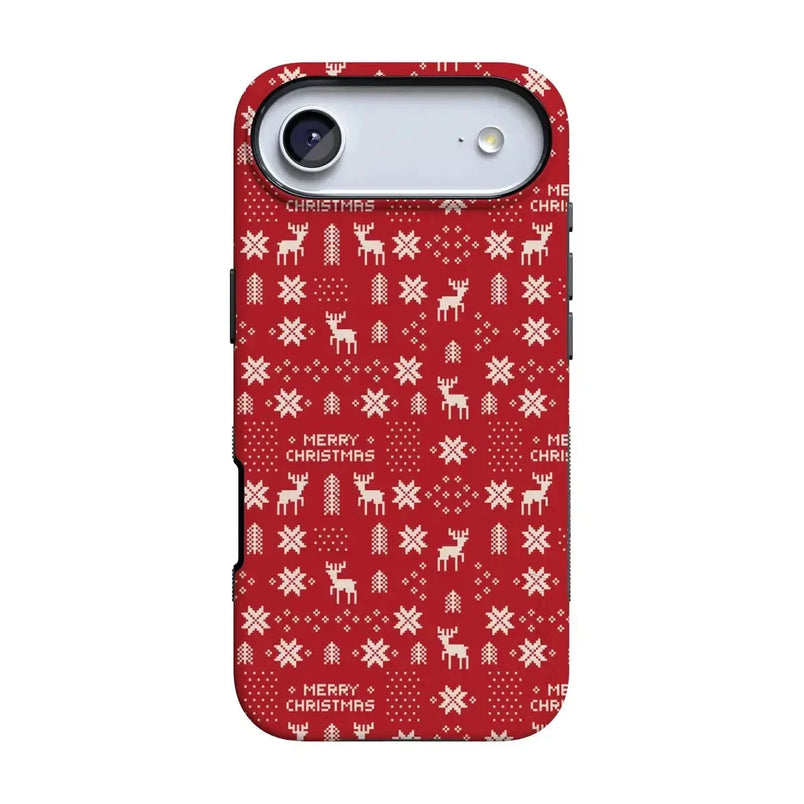 Stocking Stuffer | Christmas Knit Case Phone Case Casetry Bold Flex + MagSafe® iPhone 17 Air 