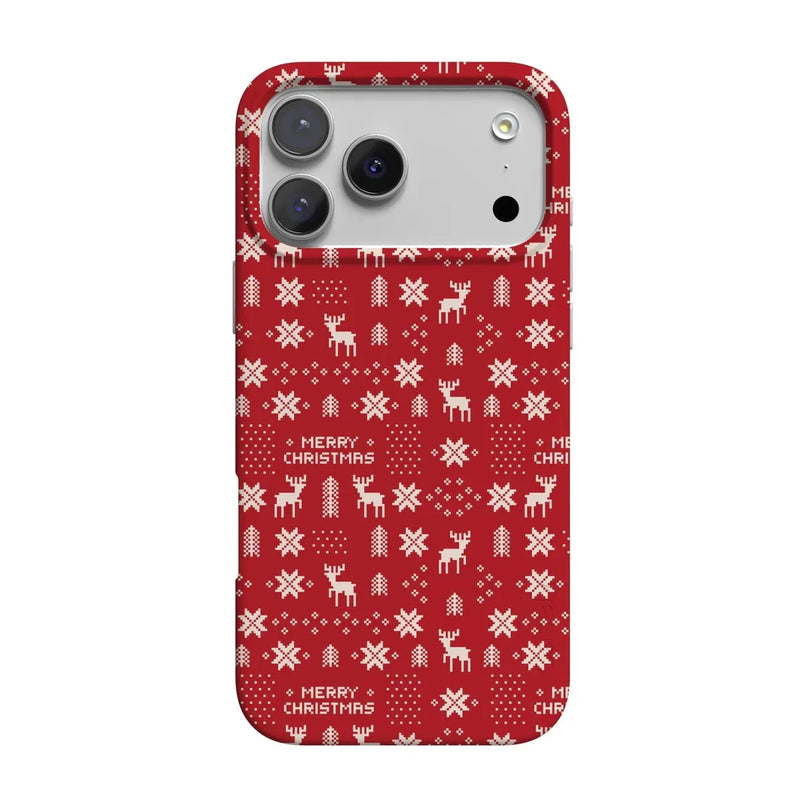 Stocking Stuffer | Christmas Knit Case Phone Case Casetry Classic + MagSafe® iPhone 17 Pro Max 