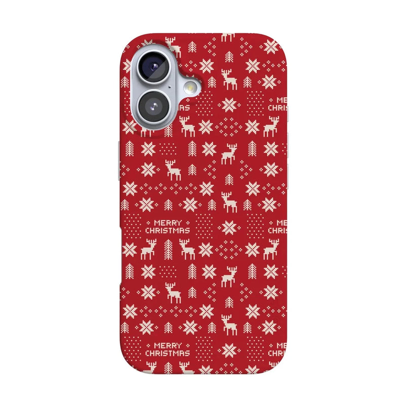 Stocking Stuffer | Christmas Knit Case Phone Case Casetry Classic + MagSafe® iPhone 17 