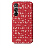 Stocking Stuffer | Christmas Knit Case Phone Case Casetry Essential + MagSafe® Galaxy S25 Plus