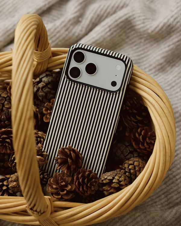 Stripes and the City | Black Pinstripes Case