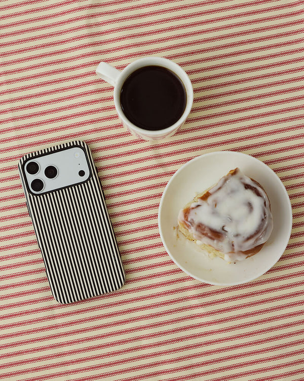 Stripes and the City | Black Pinstripes Case