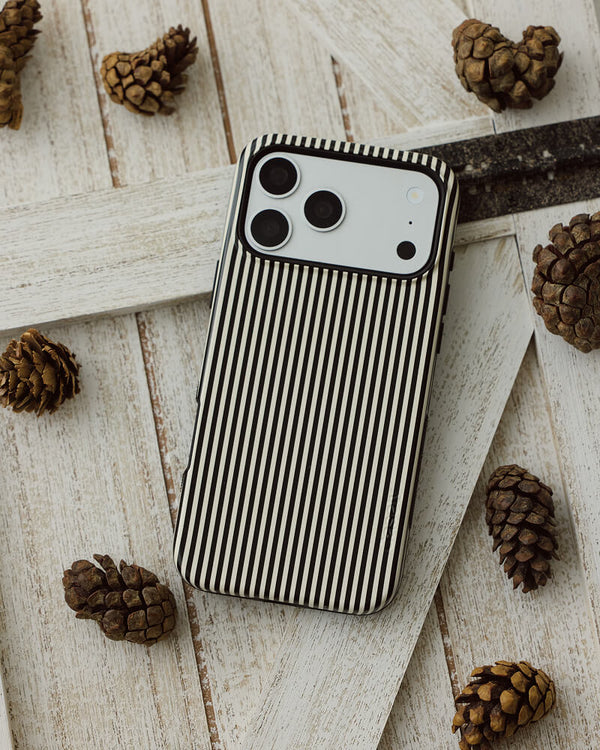 Stripes and the City | Black Pinstripes Case