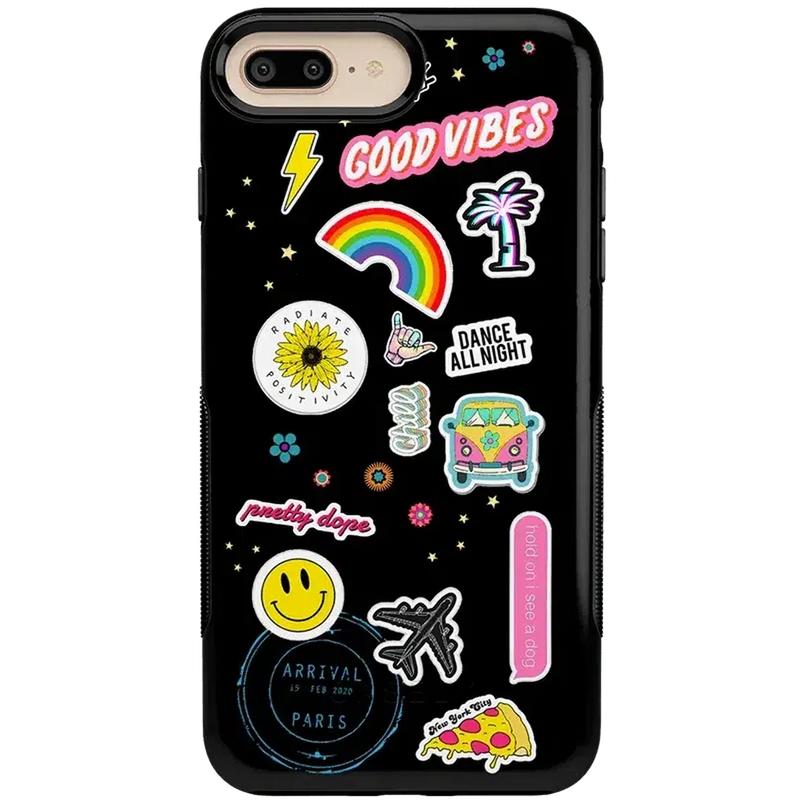 Stuck on U | Festival Sticker Floral Case iPhone Case get.casely Bold iPhone 6/7/8 Plus 