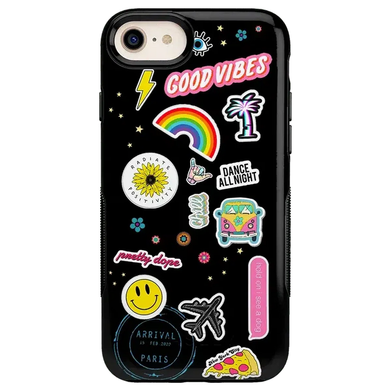 Stuck on U | Festival Sticker Floral Case iPhone Case get.casely Bold iPhone 6/7/8 