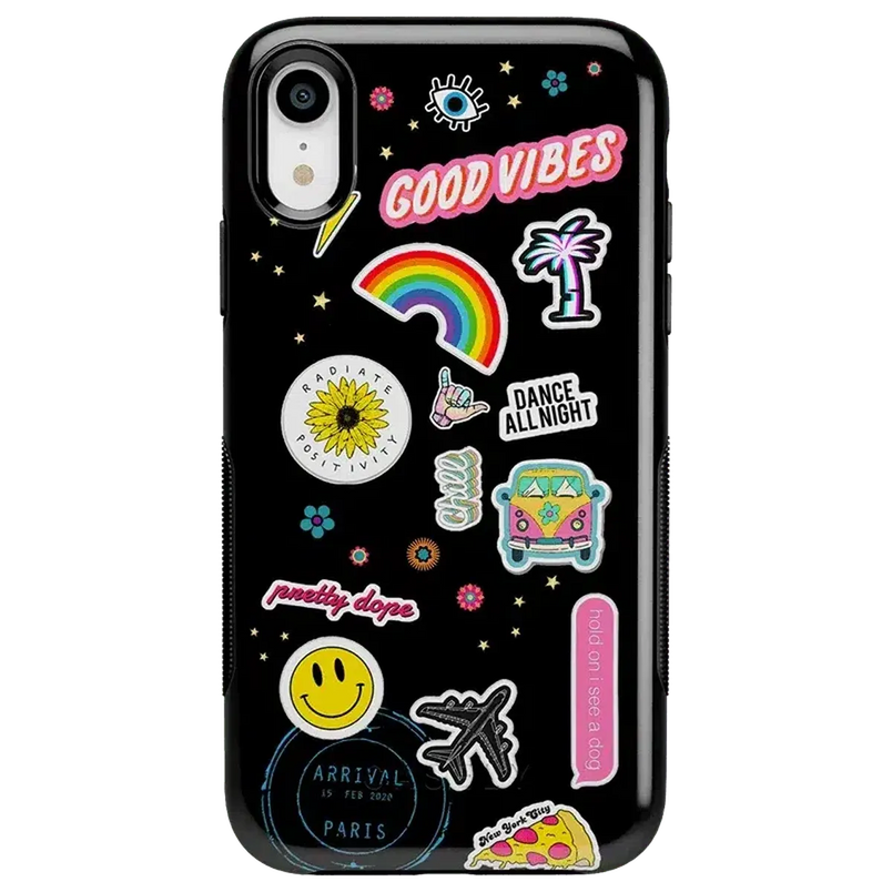 Stuck on U | Festival Sticker Floral Case iPhone Case get.casely Bold iPhone XR 